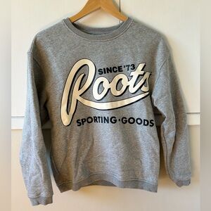 Roots Gray Logo Sweater